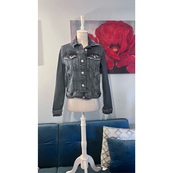 ZARA JEAN JACKET WOMENS SIZE M - Picture 1 of 10